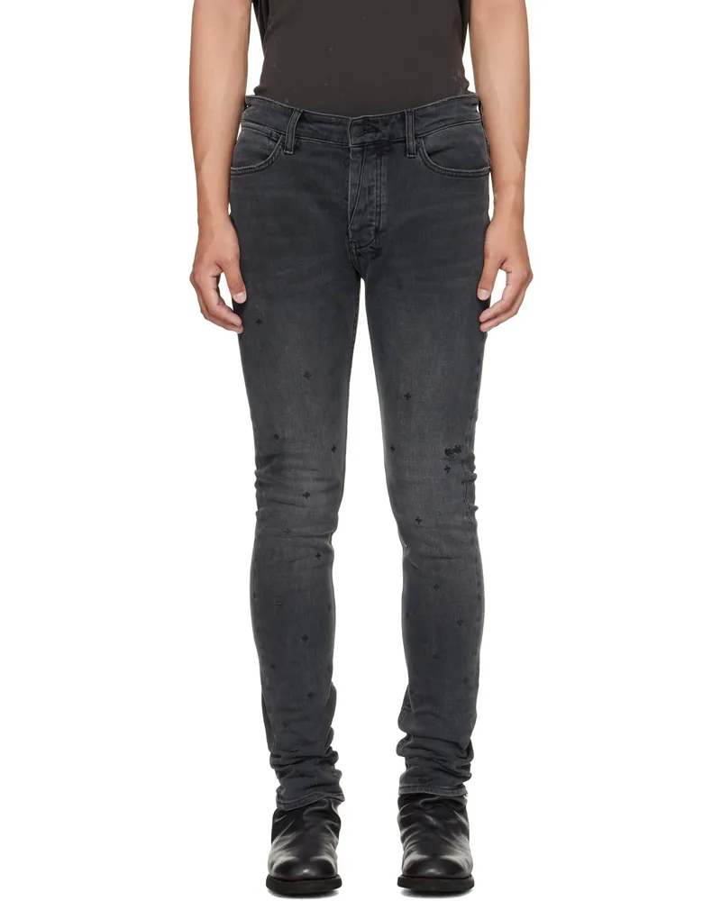 ksubi Black Van Winkle 3rd Degree 99 Jeans Charcoal