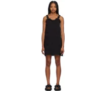 Black Jacquard Midi Dress