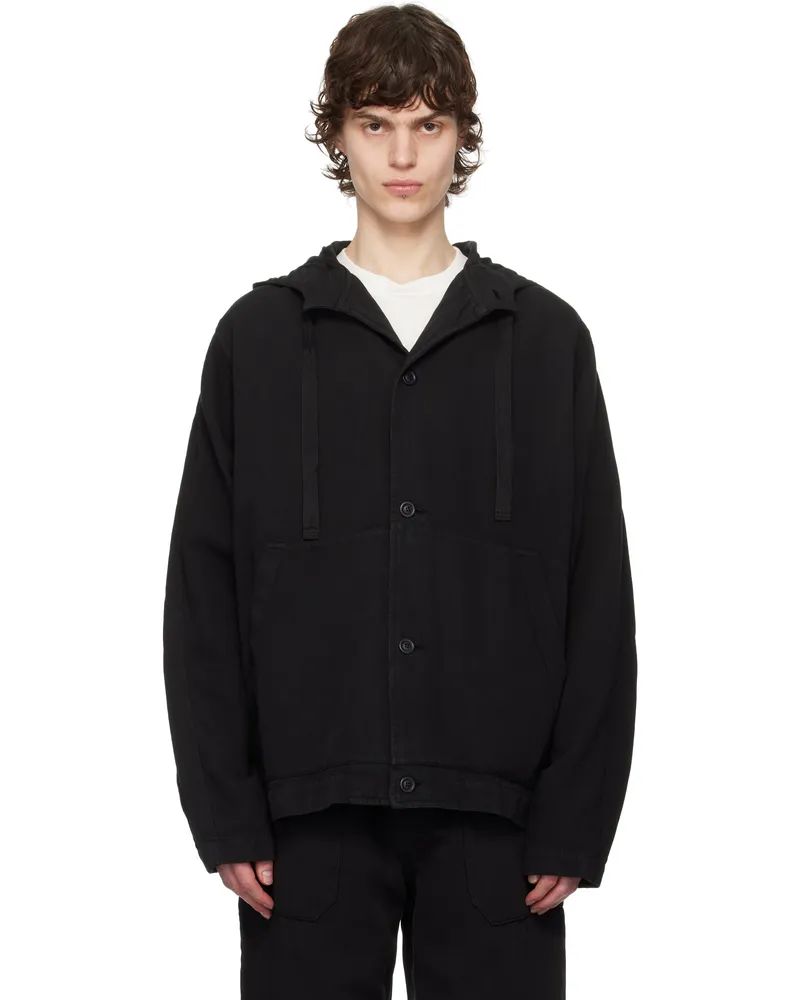 Casey Casey Black Worker Hoodie Black