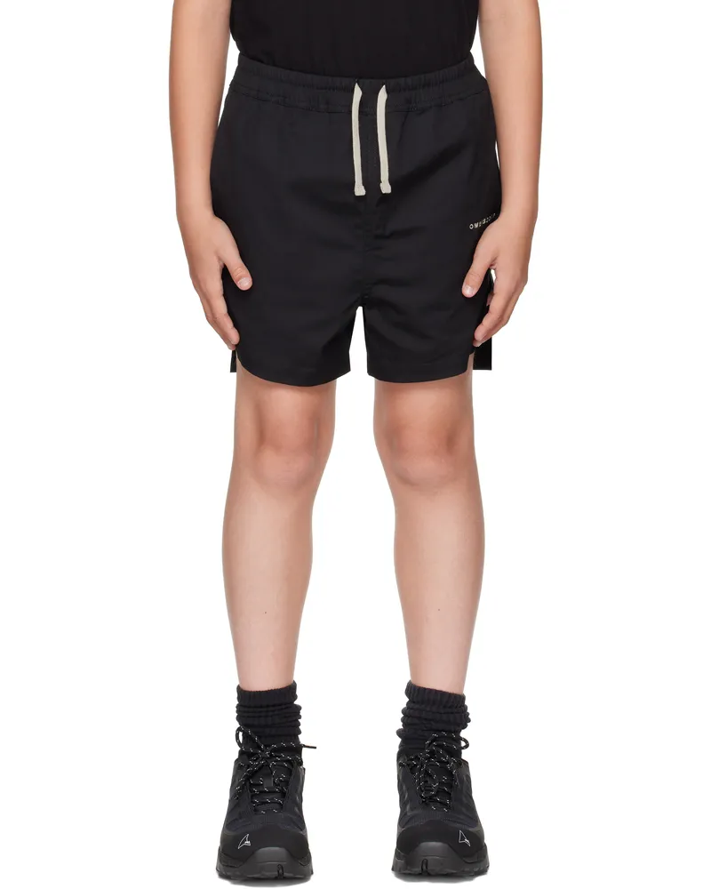 Rick Owens Kids Black Hollywood Boxer Shorts 0908