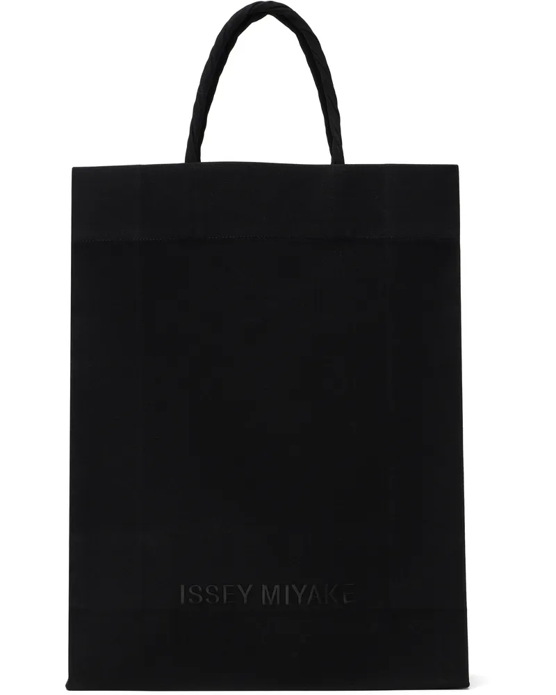 Issey Miyake Black Paper Tote 15