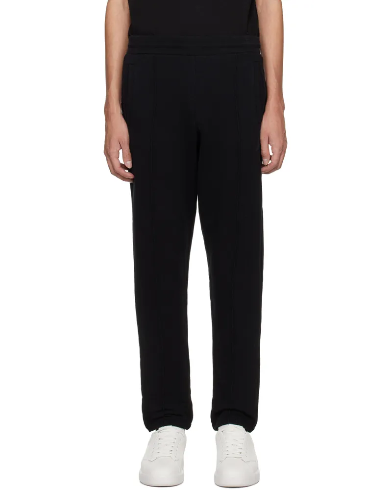 Golden Goose Black Tapered Sweatpants 90100