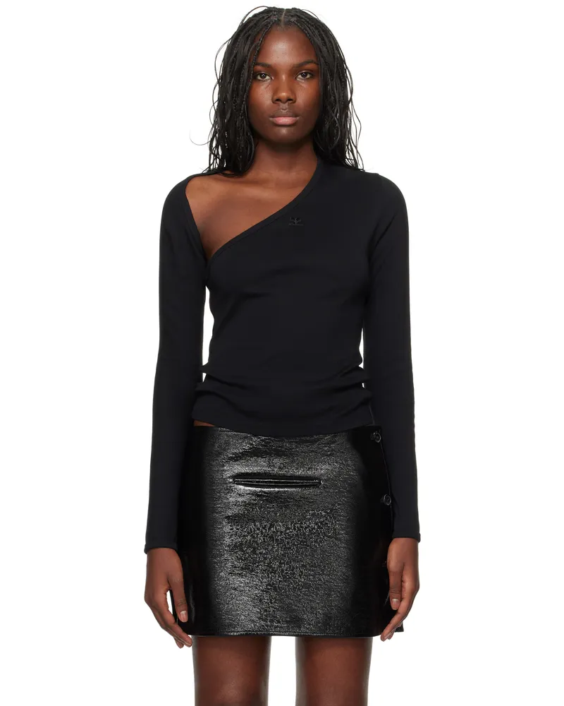 Courrèges Black Slash T-shirt 9999