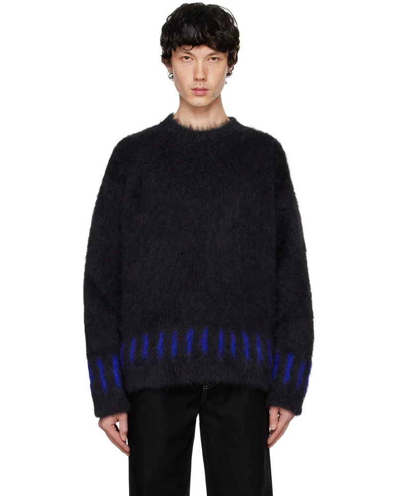 SUNNEI Navy Alpaca & Mohair Sweater 492
