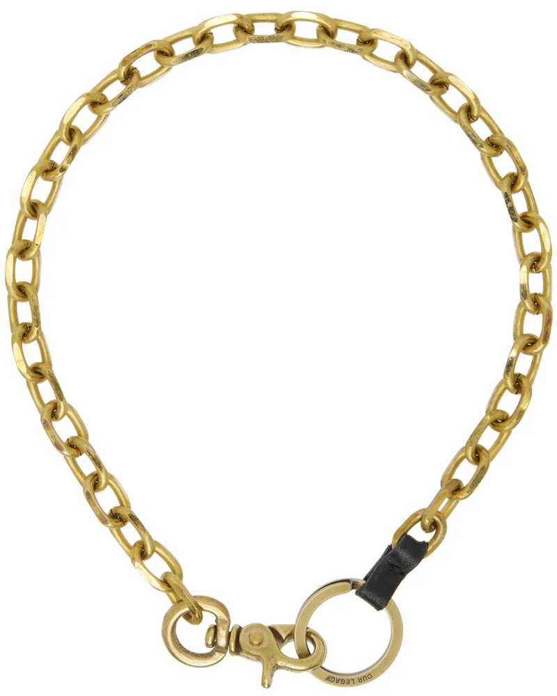 Our Legacy Gold Ladon Necklace Raw