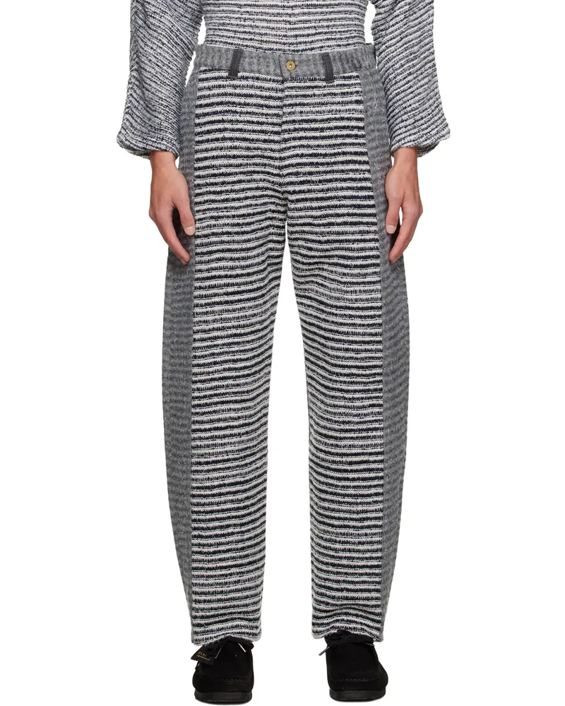 VITELLI Gray Paneled Trousers D6