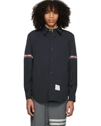 Thom Browne Navy Armband Jacket Navy