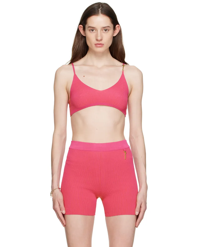 Jacquemus Pink 'Le Bandeau Pralu' Tank Top 430