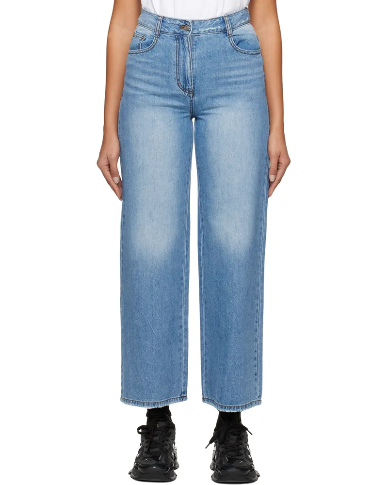 JUUN.J Blue Faded Jeans P