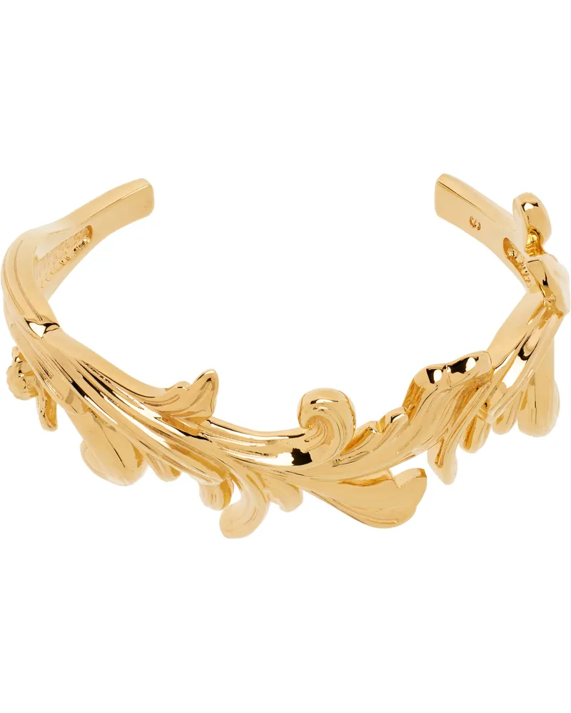 Versace Gold Barocco Leaf Bracelet 3j000-Versace