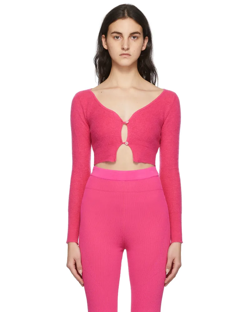 Jacquemus Pink La Montagne 'Le Cardigan Alzou' Cardigan 430