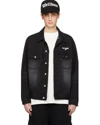 WE 11 DONE Black 1506 Denim Jacket Black