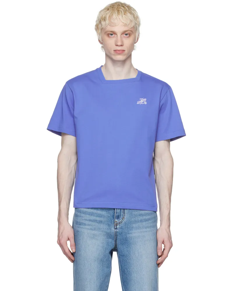 Adererror Blue Dancy T-Shirt Blue