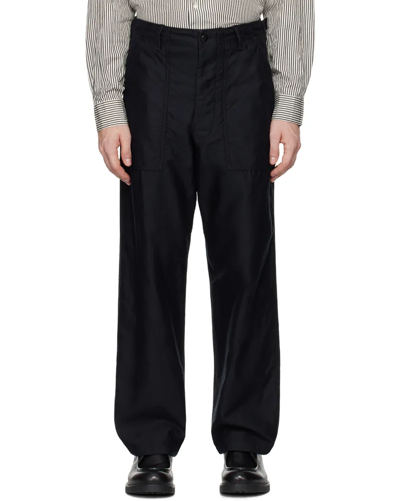Kaptain Sunshine Navy Baker Trousers Navy