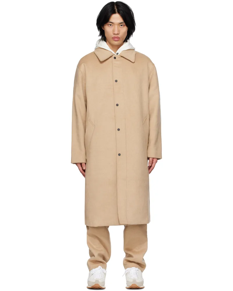 AMI Paris Beige Puma Edition Coat 67