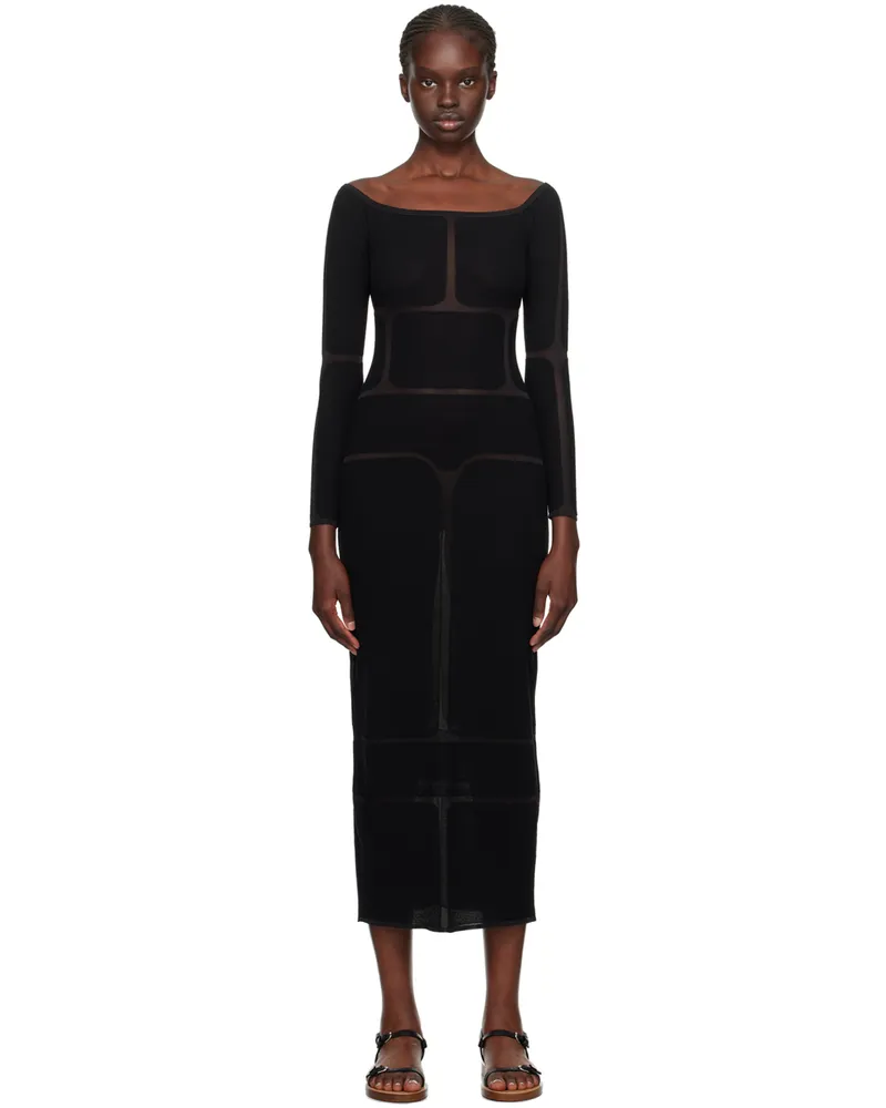 Gabriela Hearst Black Sebbie Maxi Dress Blk