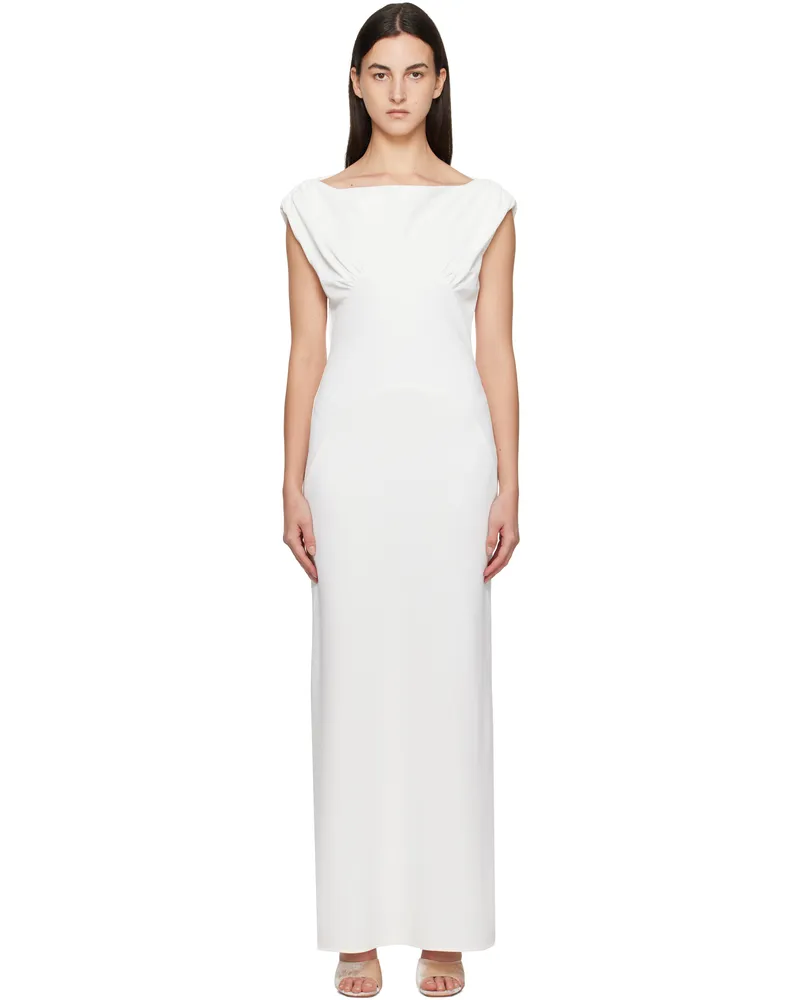 Paris Georgia White Raina Maxi Dress White