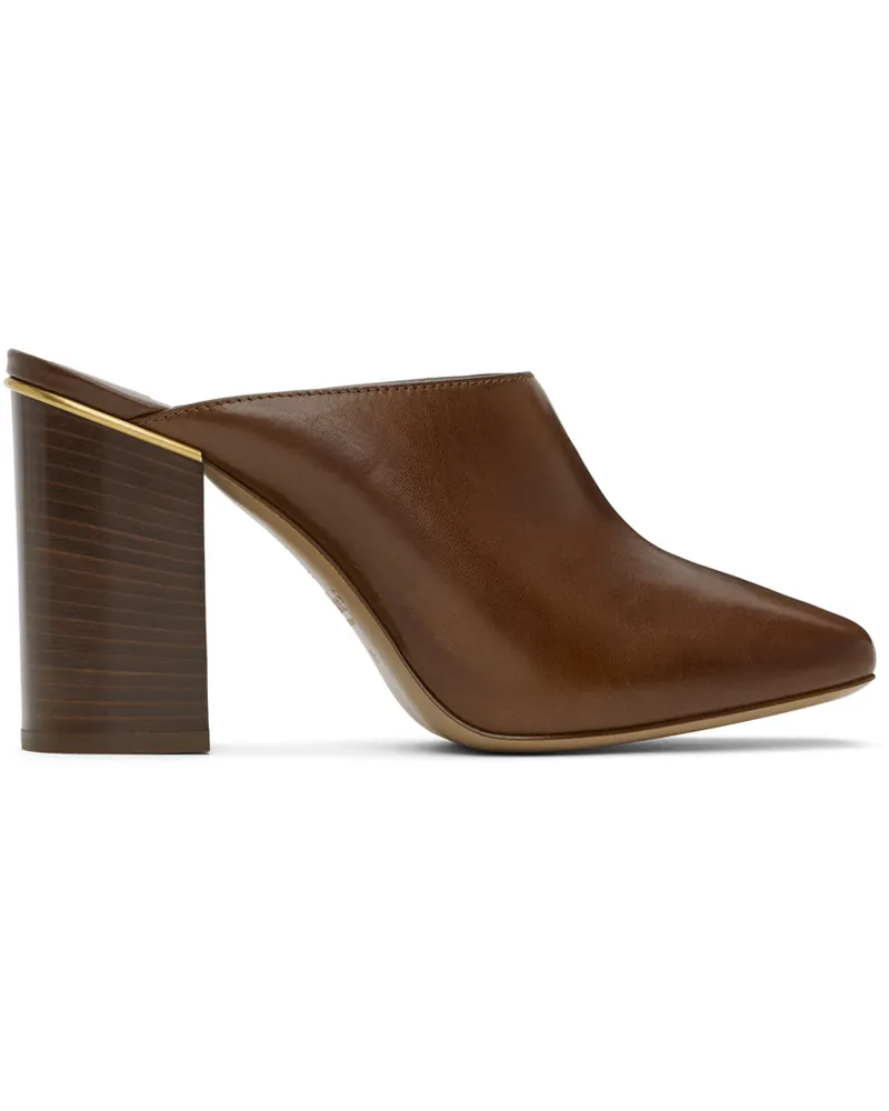 Chloé Brown Ambre Mules 246