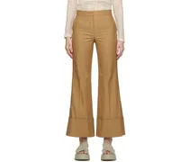 Brown 70s Bohemian Trousers