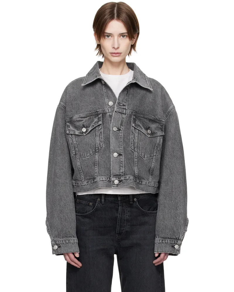 AGOLDE Gray Palmer Denim Jacket Spirit