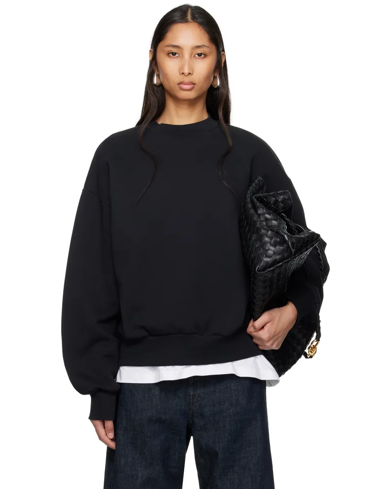 Fear of God Black Classic Crewneck Sweatshirt Jet