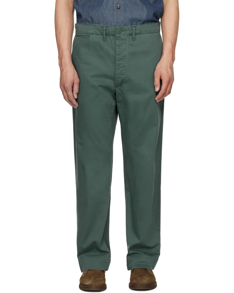 RRL Green Field Chino Trousers Gas
