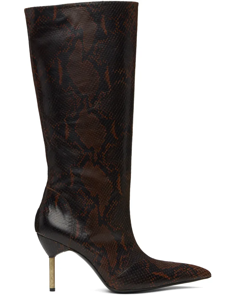 Charlotte Knowles Brown Carmine Tall Boots Brown