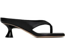 Black Angela 50mm Heeled Sandals