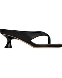 Studio Amelia Black Angela 50mm Heeled Sandals Blk