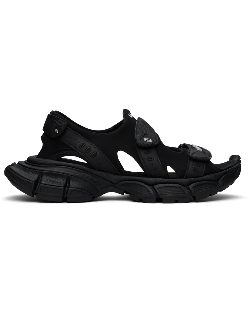 Balenciaga Black 3XL Sandals Black