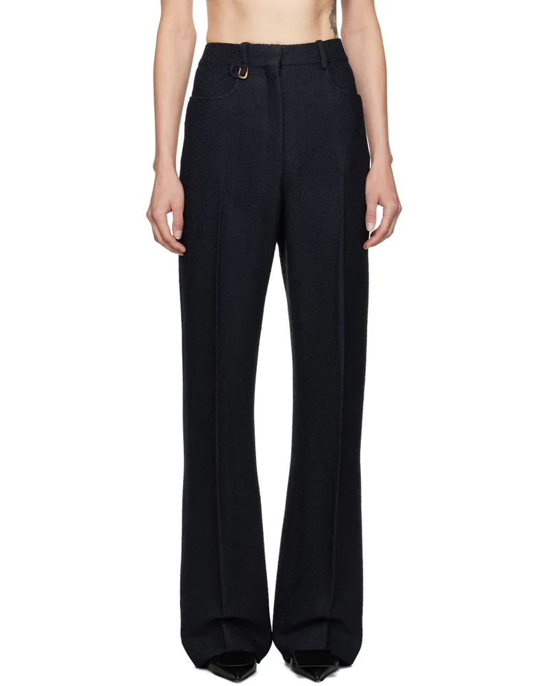 Jacquemus Navy La Casa 'Le pantalon sauge' Trousers 390