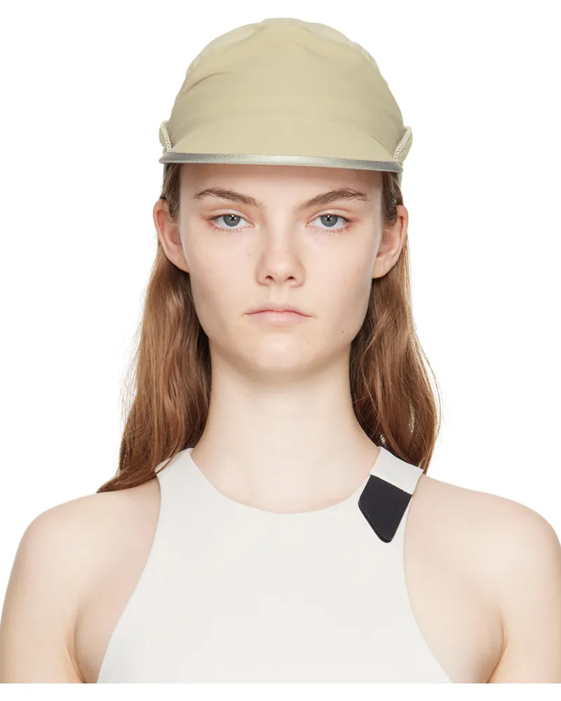 Hyein Seo Beige Piping Cap Beige