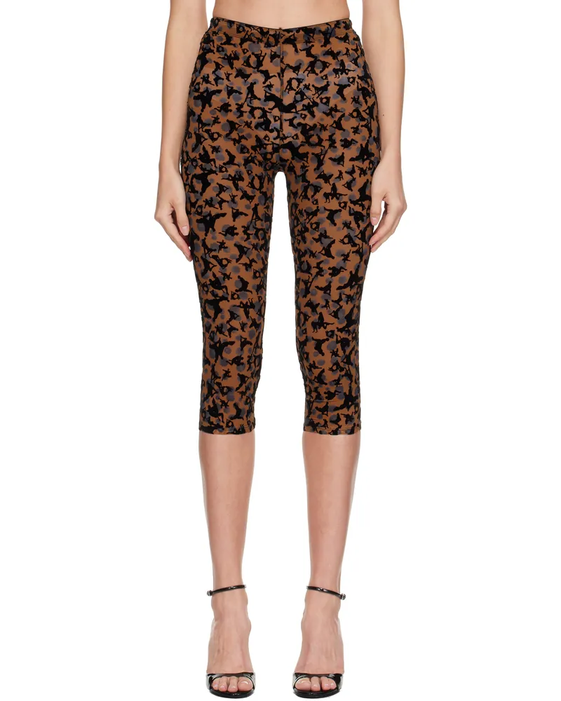 Poster Girl Brown Knockout Capris Brown