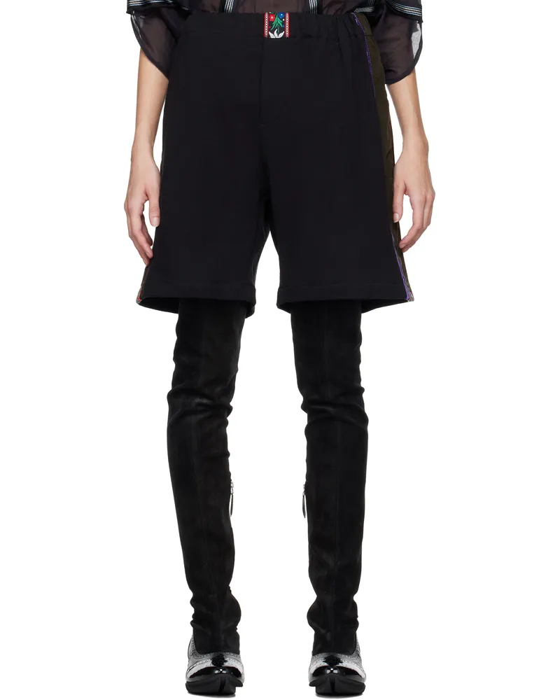 SC103 Black Lunge Shorts Comet