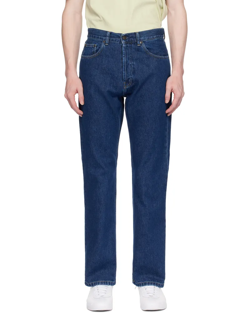 Carhartt WIP Blue Nolan Jeans 01