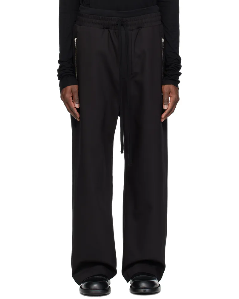 THOM KROM Black M ST 477 Trousers Black