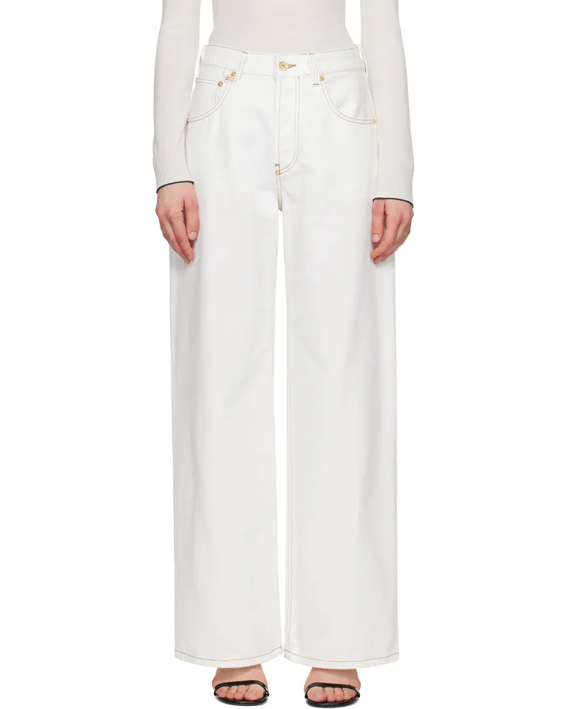 Jacquemus Off-White 'The wide de-Nîmes' Jeans 11c