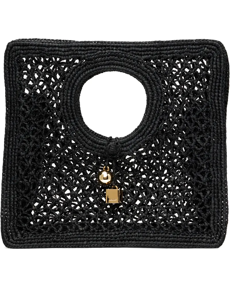 Jacquemus Black La Croisière 'The Spiaggia small square' Tote 990