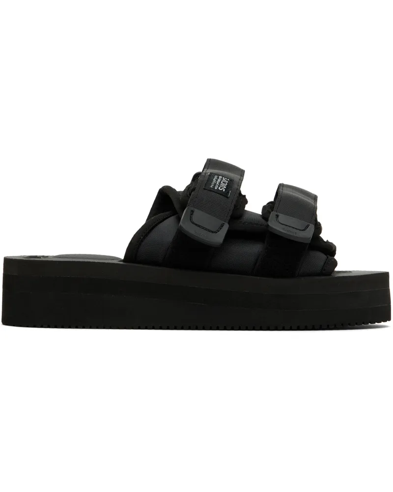 SUICOKE Black MOTO-VPO Sandals Black
