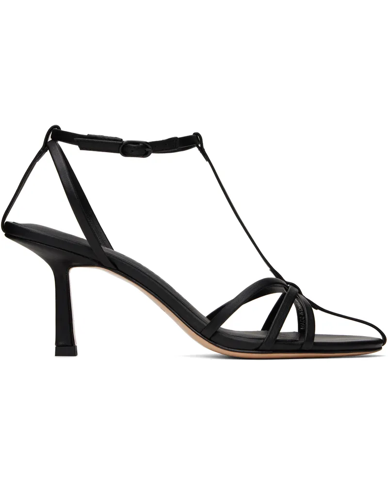 Studio Amelia Black Aviary 70 Heeled Sandals Blk