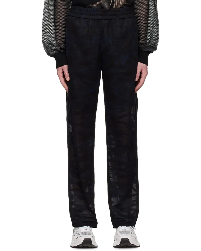Feng Chen Wang Black Camouflage Trousers Black