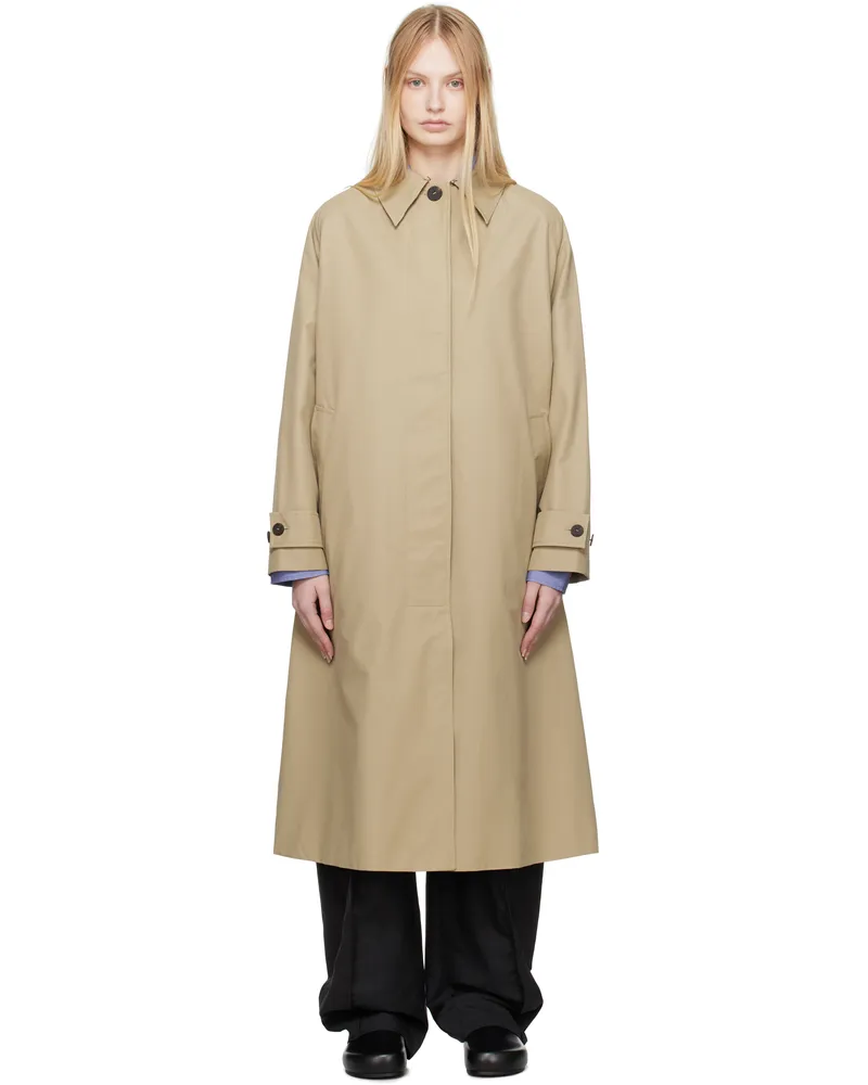 Studio Nicholson Beige Holin Trench Coat Tan