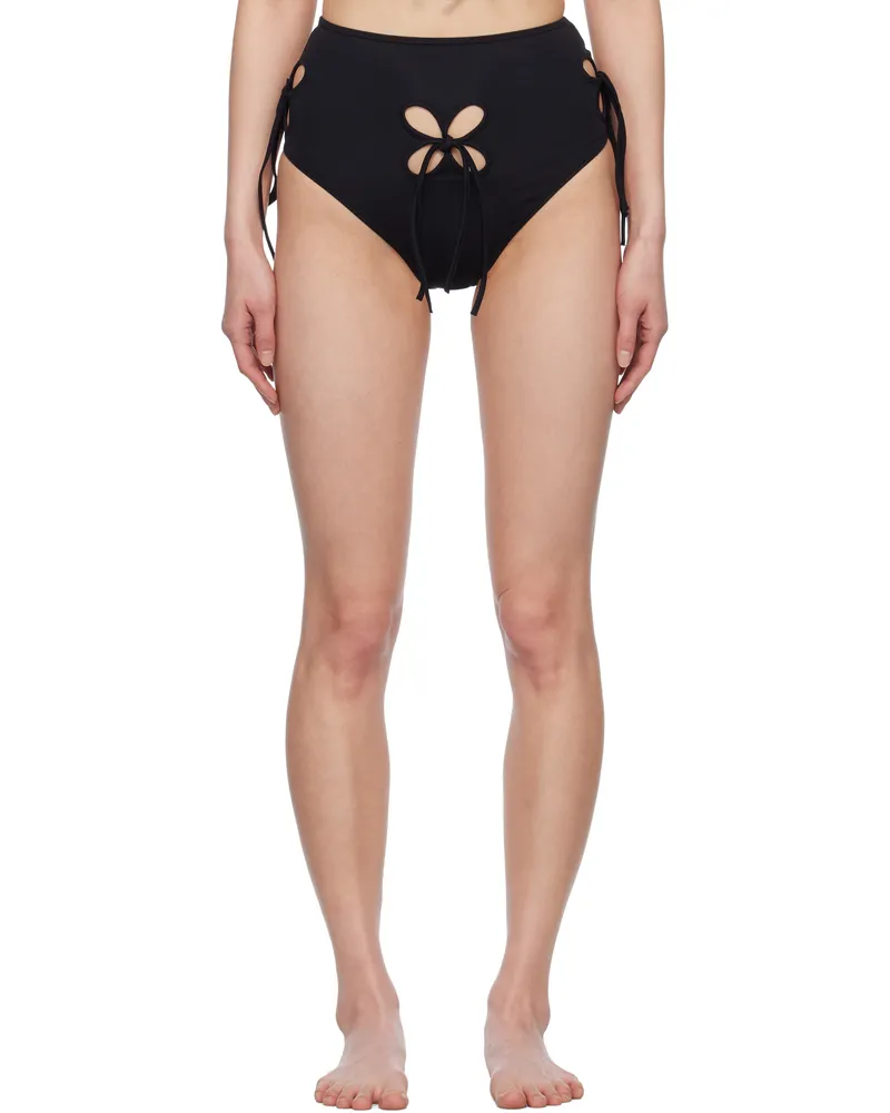 J.KIM Black Chilla Tankini Bottom Black