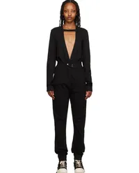 DRKSHDW by Rick Owens Black Eclipse Denim Jumpsuit Black