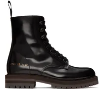 Black Combat Ankle Boots