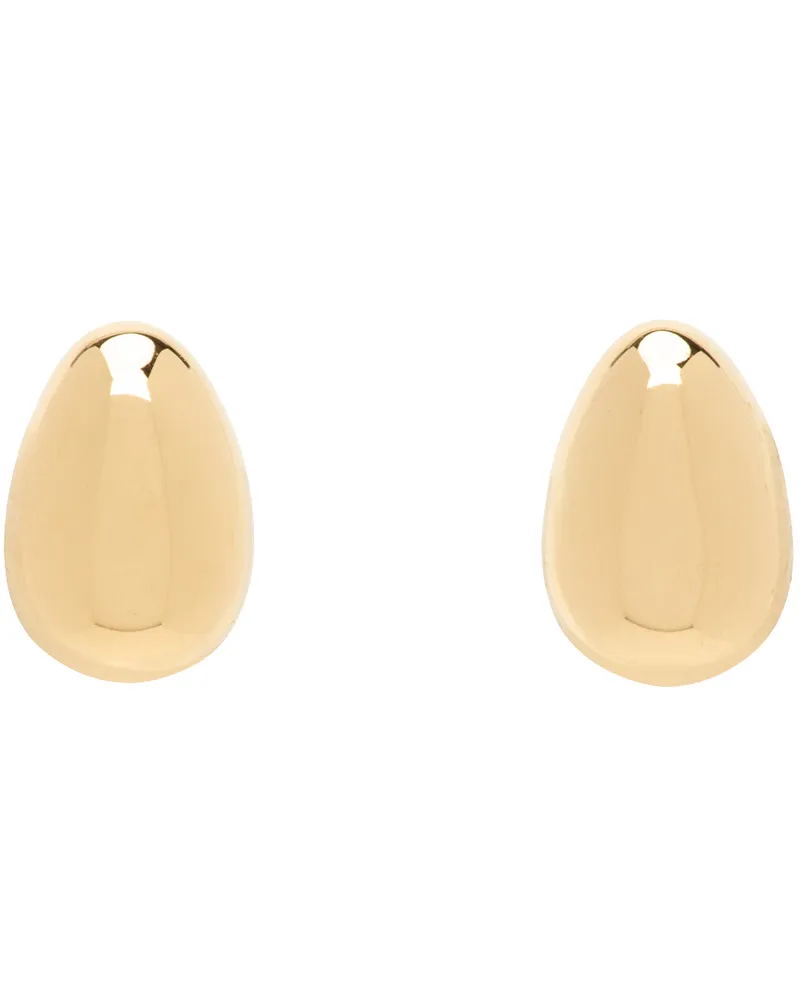 Sophie Buhai Gold Tiny Egg Stud Earrings 18k