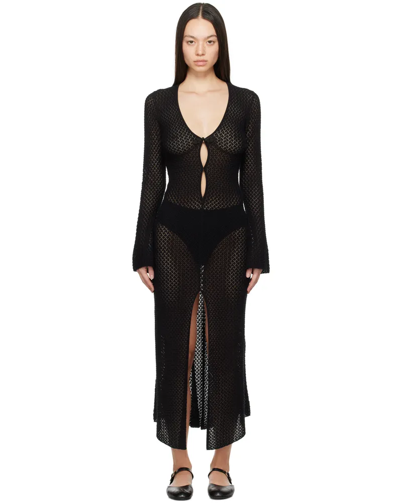 The Garment Black V-Neck Maxi Dress 050