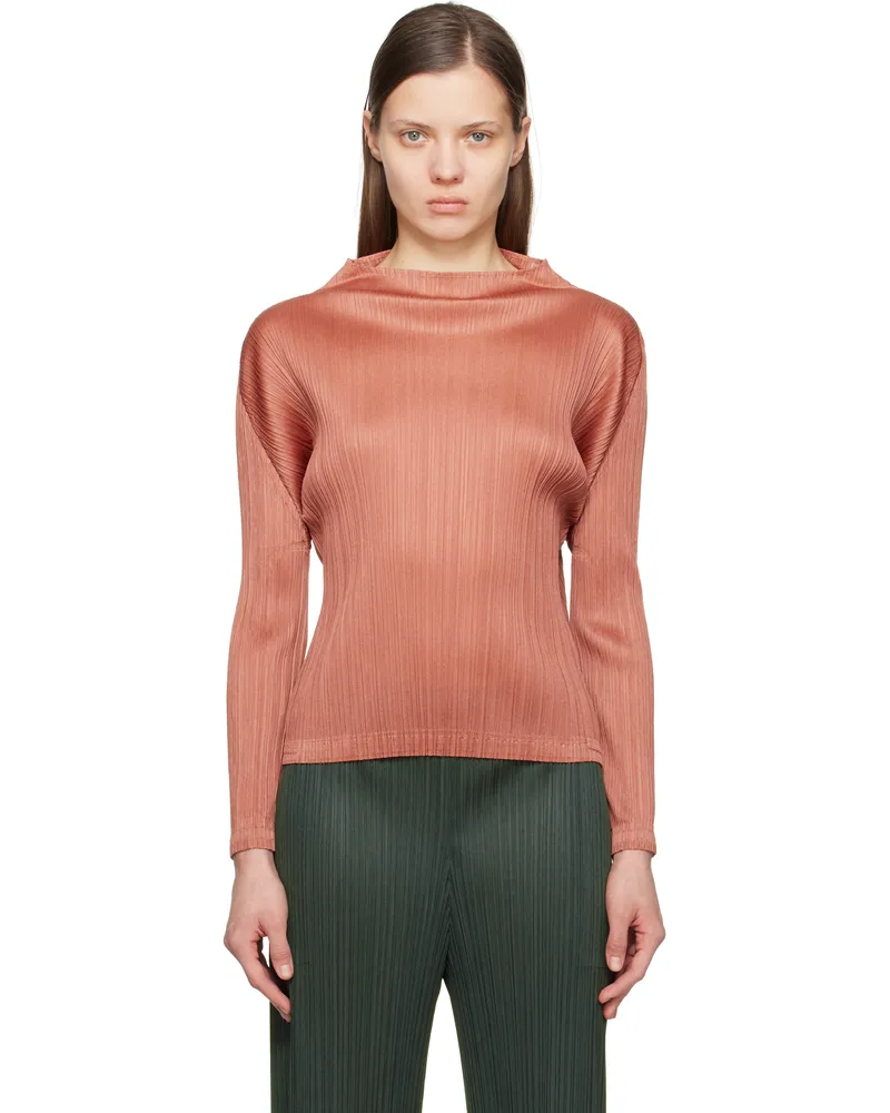 Issey Miyake Brown Monthly Colors December Top 46