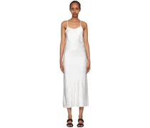 White Crush Bias Maxi Dress