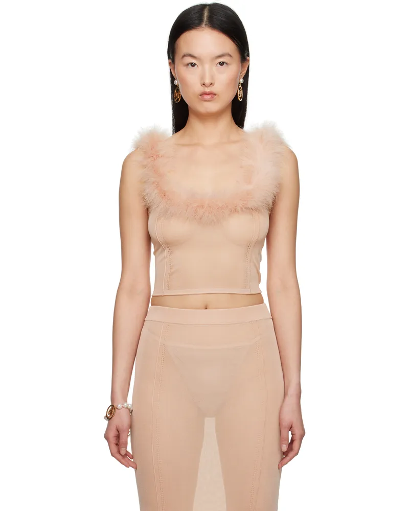 Blumarine Pink Knitted Top N0145